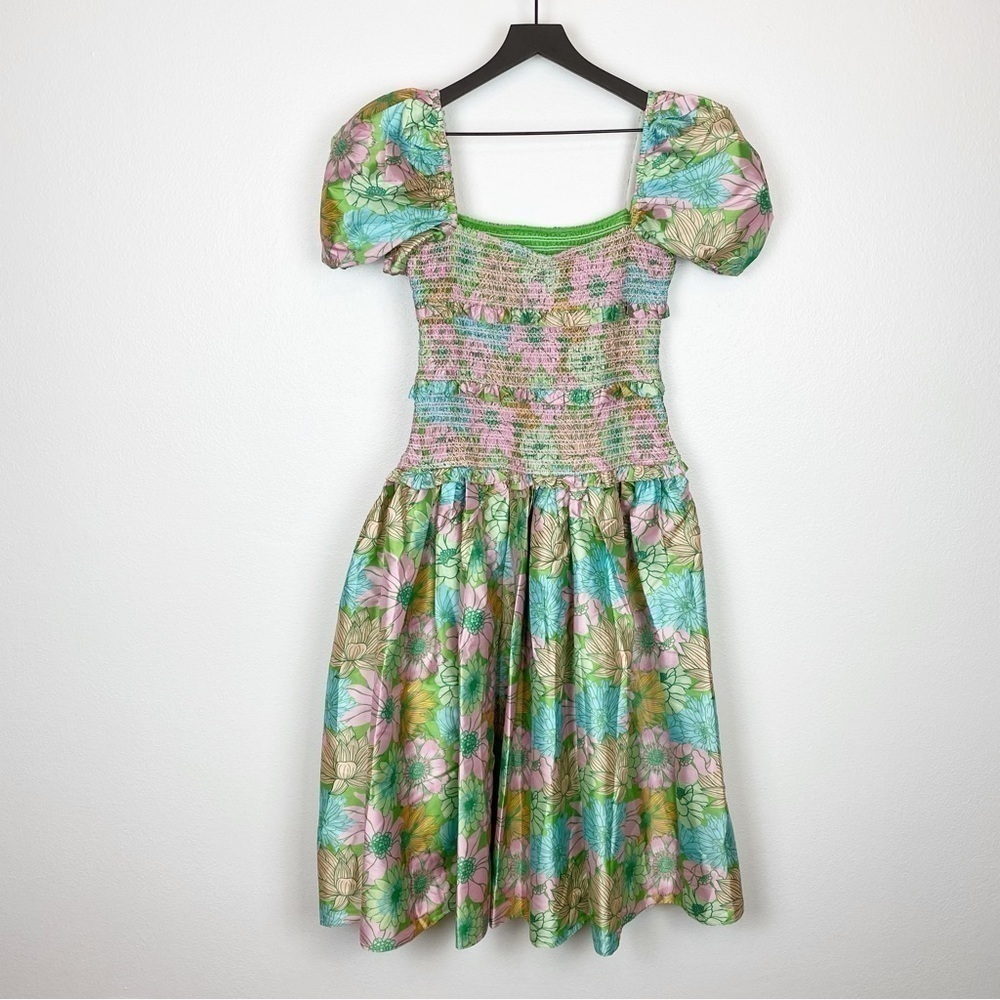 Hemant & Nandita Nadia Puff Sleeve Dress - Picture 6 of 10